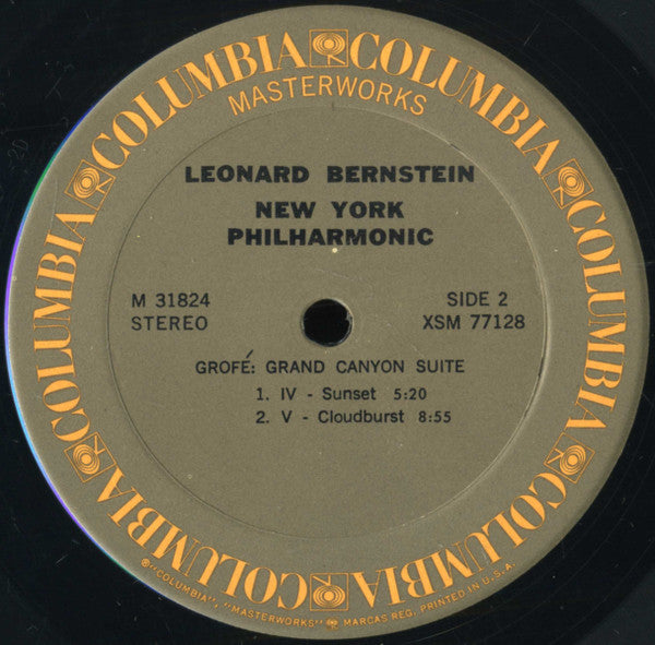 Ferde GrofÃ© â€“ Leonard Bernstein, New York Philharmonic Orchestra, The - Grand Canyon Suite (Vinyl) Image