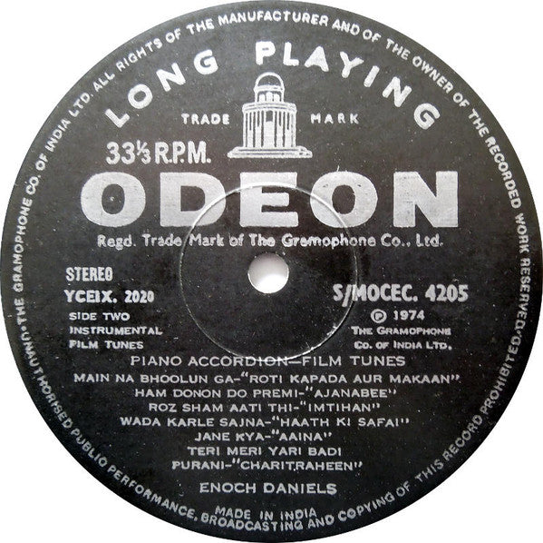 Enoch Daniels - Accordion Cocktail (Vinyl) Image