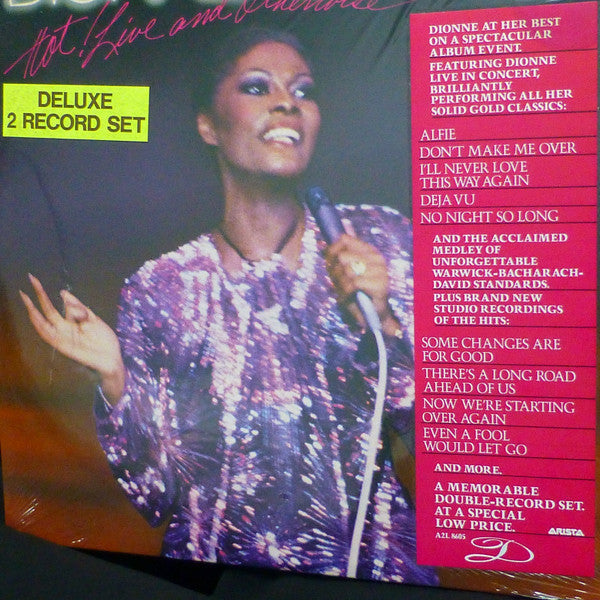 Dionne Warwick - Hot ! Live And Otherwise (Vinyl) (2 LP) Image