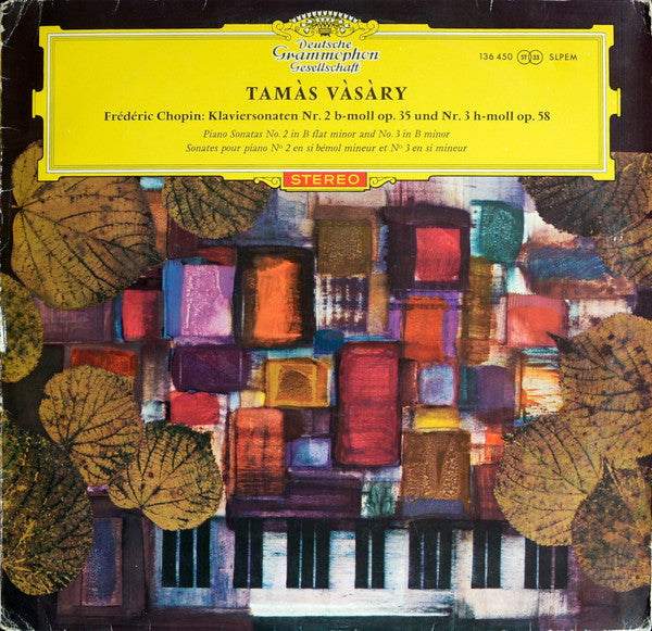 FrÃ©dÃ©ric Chopin ; TamÃ¡s VÃ¡sÃ¡ry - Piano Sonatas No. 2 In B-flat Minor and No. 3 In B Minor (Vinyl) Image