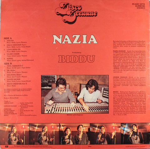 Nazia Hassan, Biddu - Disco Deewane (Vinyl)