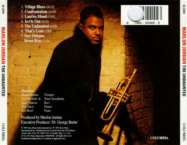 Marlon Jordan - The Undaunted (CD) Image