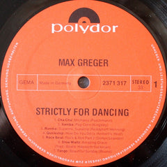 Max Greger - Strictly For Dancing (Vinyl) Image