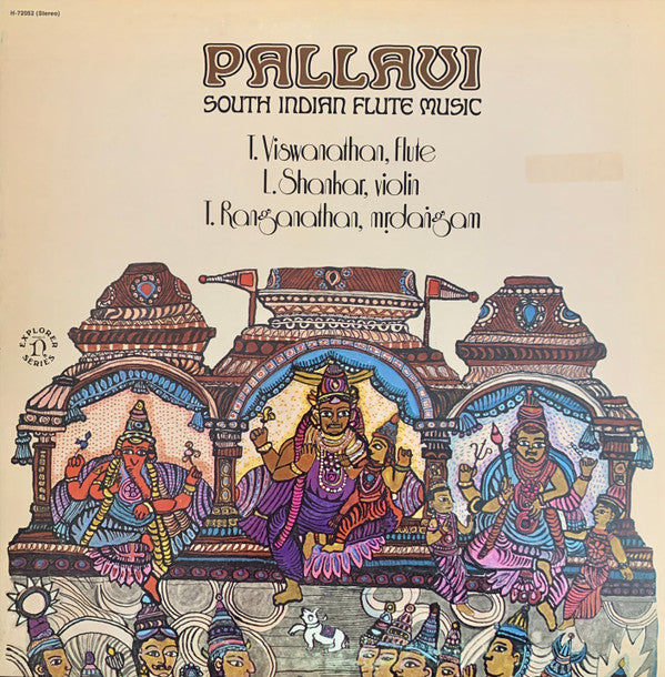 Tanjore Viswanathan, Shankar, Tanjore Ranganathan - Pallavi (South Indian Flute Music) (Vinyl)