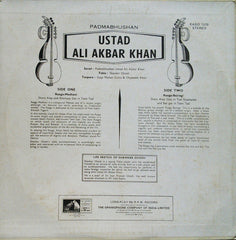 Ali Akbar Khan - Ali Akbar Khan (Vinyl)