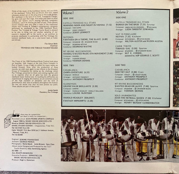 Various - Trinidad & Tobago ...A Gift For You / 1980 Steelband Music Festival (Vinyl) (2)