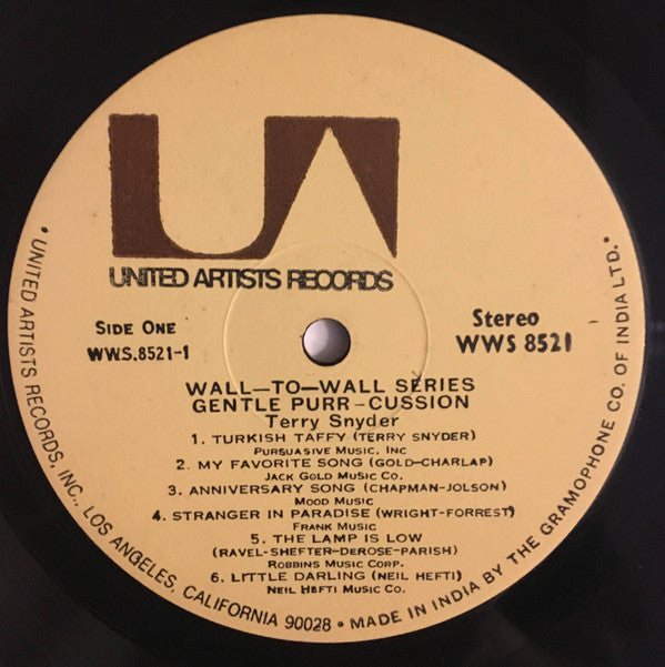 Terry Snyder - Gentle Purr-Cussion (Vinyl)