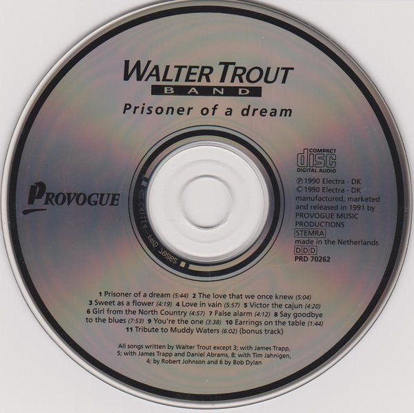 Walter Trout Band - Prisoner Of A Dream (CD)