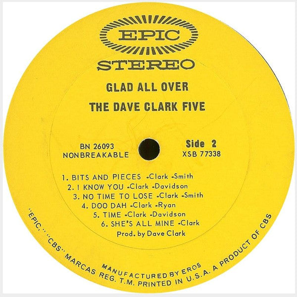 Dave Clark Five, The - Glad All Over (Vinyl)