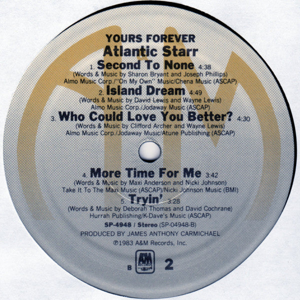 Atlantic Starr - Yours Forever (Vinyl)