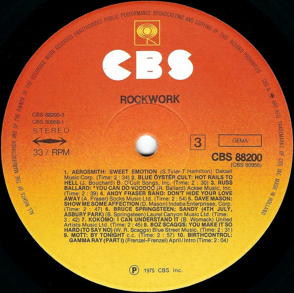 Various - Rockwork (Vinyl) (2)