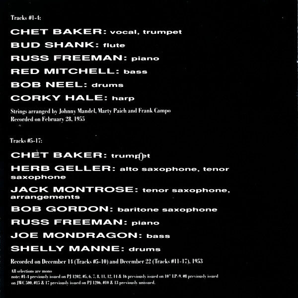 Chet Baker - Grey December (CD) Image