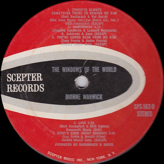 Dionne Warwick - The Windows Of The World (Vinyl) Image