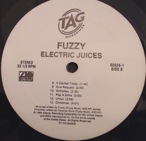 Fuzzy (7) - Electric Juices (Vinyl)