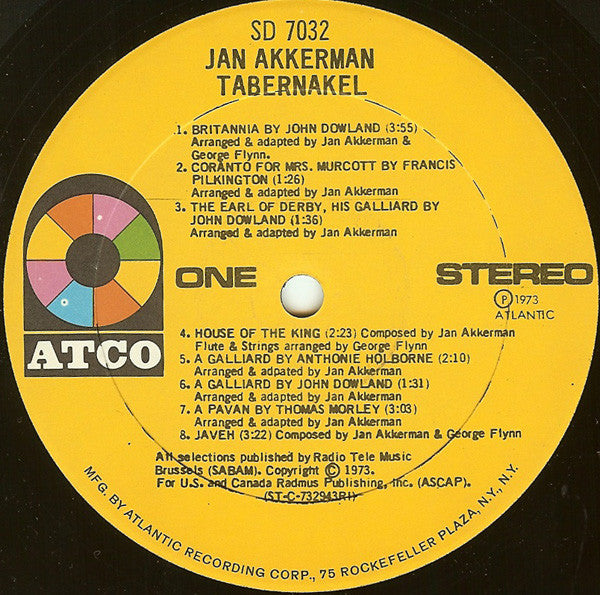 Jan Akkerman - Tabernakel (Vinyl) Image