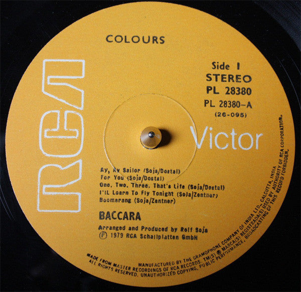 Baccara - Colours (Vinyl) Image