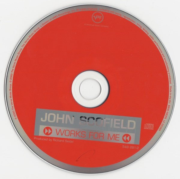 John Scofield - Works For Me (CD) Image