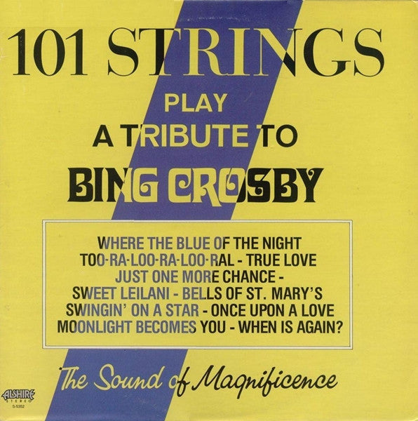 101 Strings - Play A Tribute To Bing Crosby (Vinyl) Image