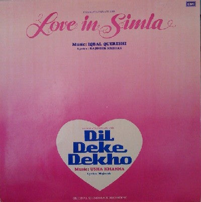 Usha Khanna / Iqbal Qureshi - Dil Deke Dekho / Love In Simla (Vinyl)