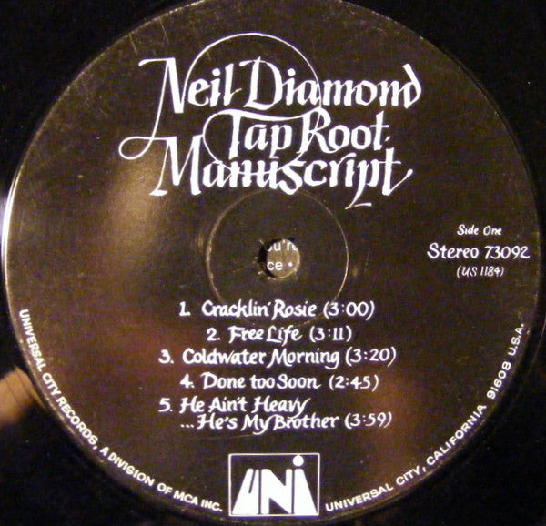 Neil Diamond - Tap Root Manuscript (Vinyl)