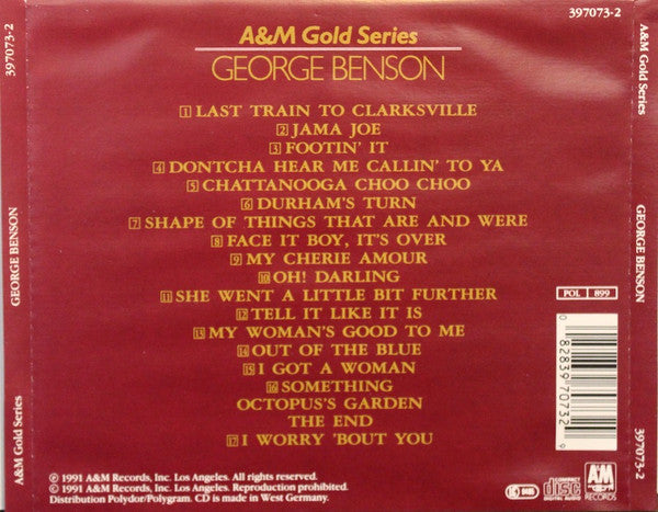 George Benson - A&M Gold Series (CD) Image