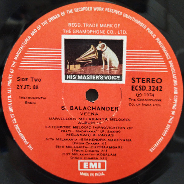 Sundaram Balachander - Marvellous Melakarta Album 4 (Vinyl) Image
