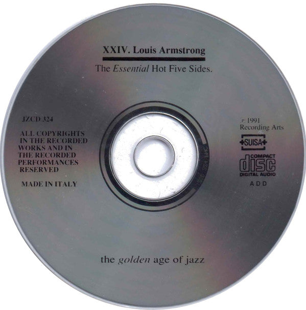 Louis Armstrong - The Essential Hot Five Sides (CD) Image