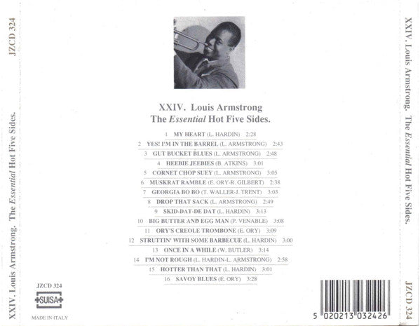 Louis Armstrong - The Essential Hot Five Sides (CD) Image