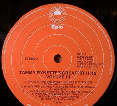 Tammy Wynette - Tammy Wynette's Greatest Hits Volume Three (Vinyl)