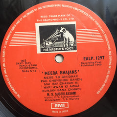 M.S. Subbulakshmi - Meera Bhajans (Vinyl) Image