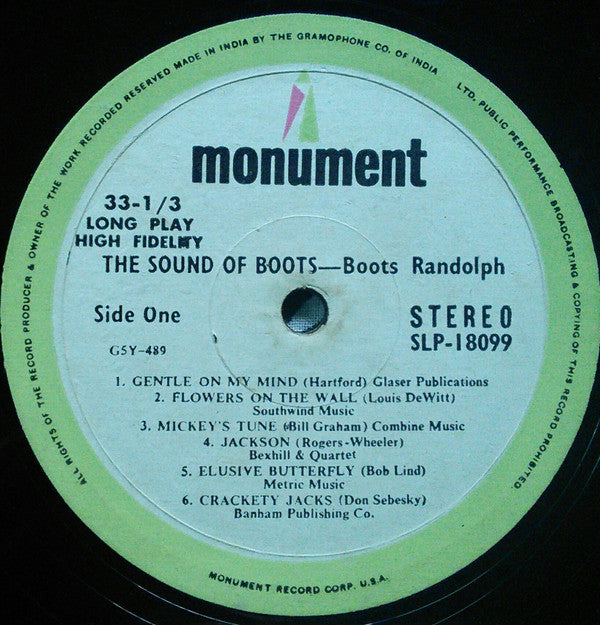 Boots Randolph - The Sound Of Boots (Vinyl) Image