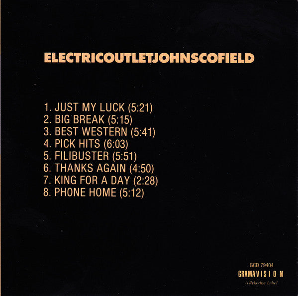 John Scofield - Electric Outlet (CD) Image