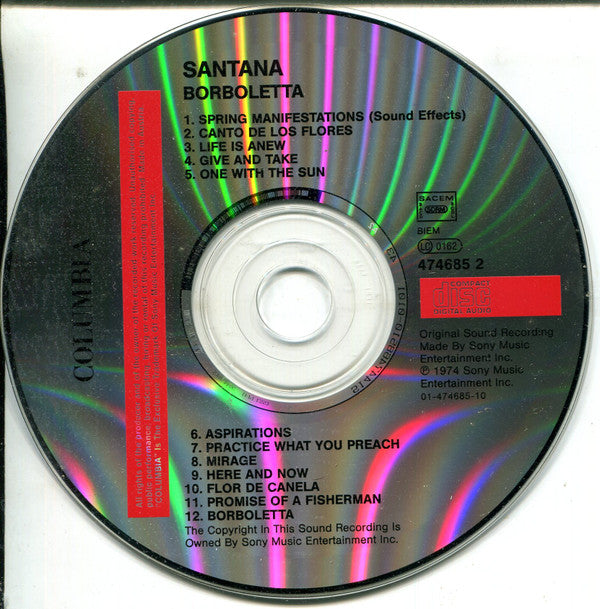 Santana - Borboletta (CD)