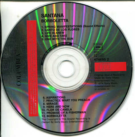 Santana - Borboletta (CD)