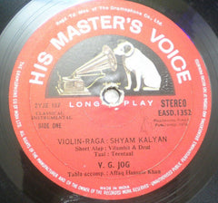 V. G. Jog - Raga Shyam Kalyan / Raga Des / Dhun (Vinyl)