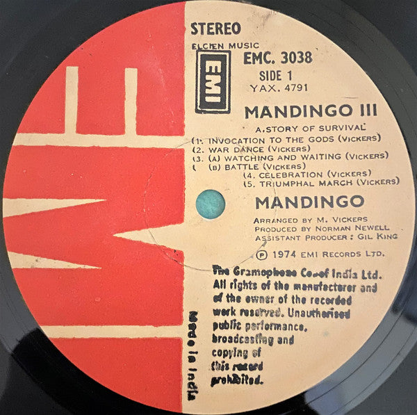 Mandingo (6) - Mandingo III (Vinyl) Image