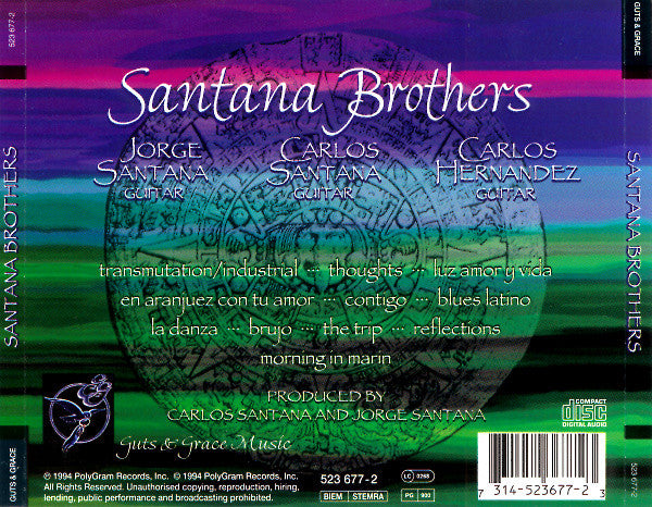 Santana Brothers - Santana Brothers (CD) Image