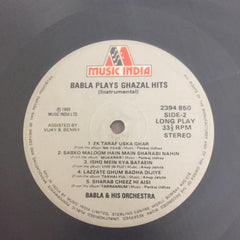 Babla & His Orchestra - Ghazal Hits Of Pankaj Udhas & Anup Jalota (Instrumental) (Vinyl)