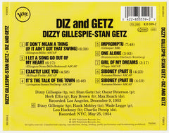 Dizzy Gillespie And Stan Getz - Diz And Getz (CD) Image