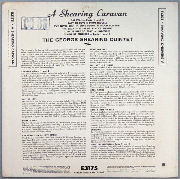 George Shearing Quintet, The - A Shearing Caravan (Vinyl)