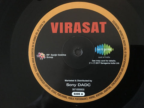 Anu Malik • Javed Akhtar - Virasat (Vinyl)