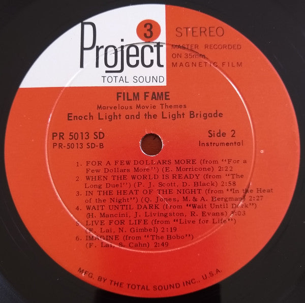 Enoch Light And The Light Brigade - Film Fame - Marvelous Movie Themes (Vinyl) Image