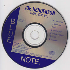 Joe Henderson - Mode For Joe (CD) Image