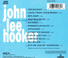 John Lee Hooker - Plays & Sings The Blues (CD) Image