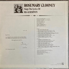 Rosemary Clooney - Rosemary Clooney Sings The Lyrics Of Ira Gershwin (Vinyl) Image