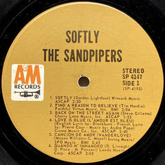 Sandpipers, The - Softly (Vinyl) Image