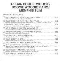 Various - Organ Boogie Woogie / Boogie Woogie Piano (CD) Image