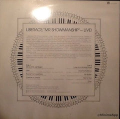 Liberace - Mr. Showmanship - Live! (Vinyl) Image