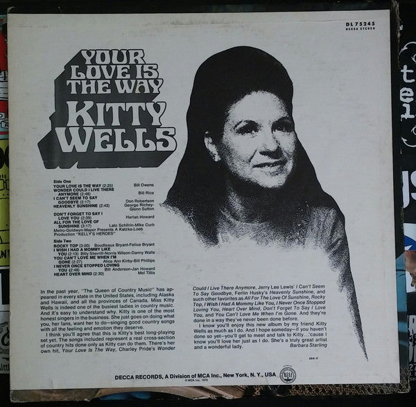 Kitty Wells - Your Love Is The Way (Vinyl) Image