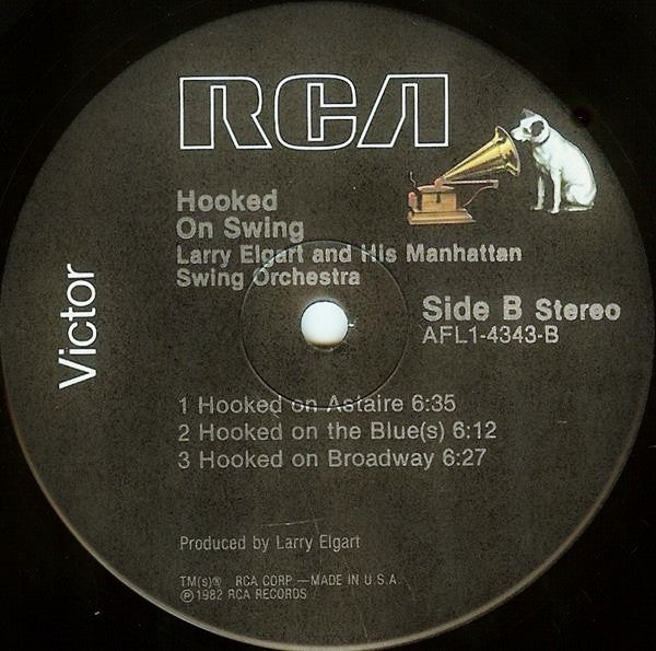 Larry Elgart And His Manhattan Swing Orchestra - Hooked On Swing (Vinyl) Image